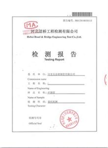 保定公司检测报告